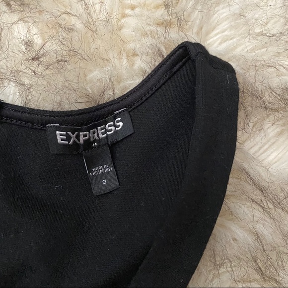Express Black Mini Dress - Picture 3 of 9